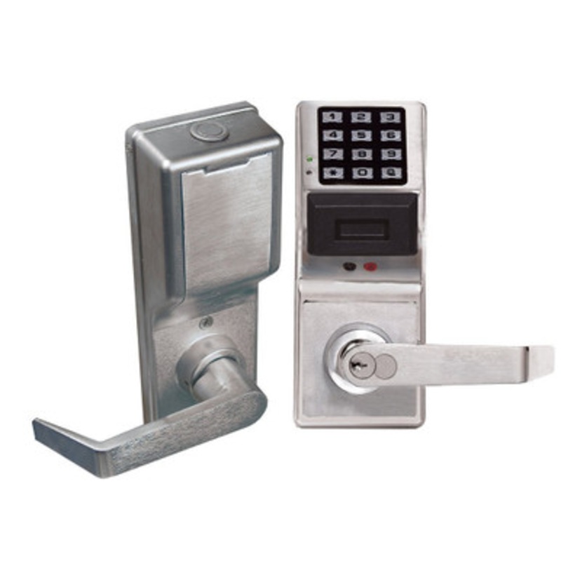 Alarm Lock Trilogy cylindrical w/privacy PDL4100IC Interchangeable core (less core) Prox + Pin code