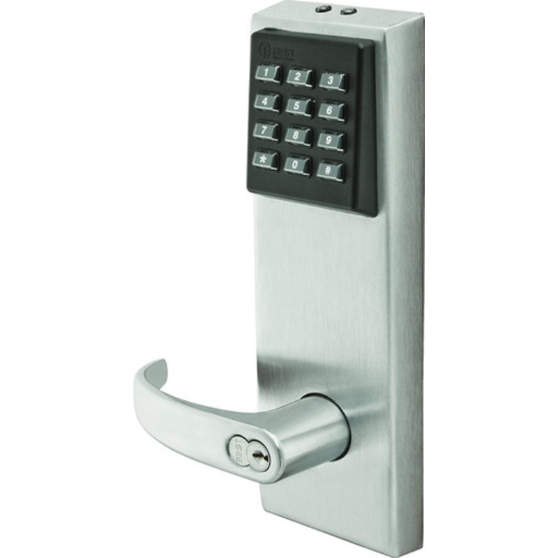BEST 9KZ37DV14KPSTK626 Keypad EZ Cylindrical Locks 9KZ Keypad 7-Pin Housing; Accepts all BEST Cores, DV with Key Function, Curved with Return, Keypad Trim, Standard Strike,
