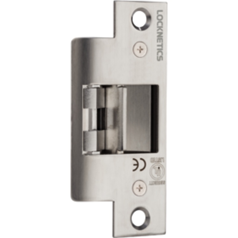 Locknetics / Locknetics Electric Strikes NC450 US32D NC Series 450 Model Electric Strike, No Cut – 9/16 Inch Deep, 12/24 VDC, Satin Stainless Steel