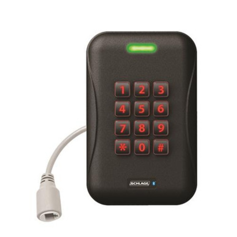 Schlage Single Gang Mount, Multi-Technology (Bluetooth, NFC, Smart Credentials 13.56 MHz and Standard Proximityr