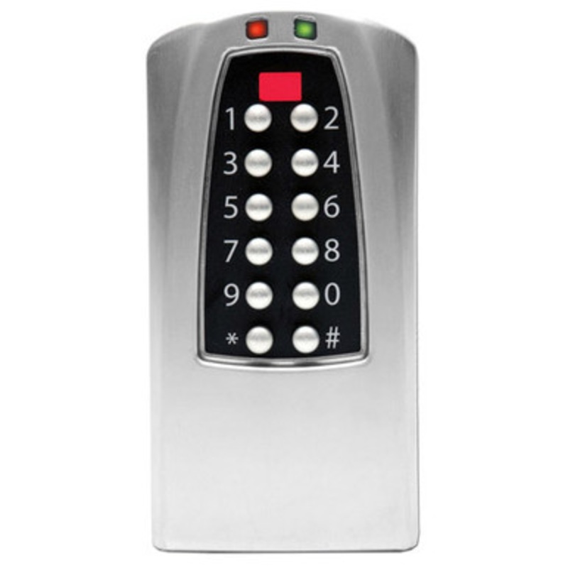 Dormakaba Eplex E5770-626-41 Dual Credential Stand-Alone Access Controller with up to 3000 Access Codes in Satin Chrome