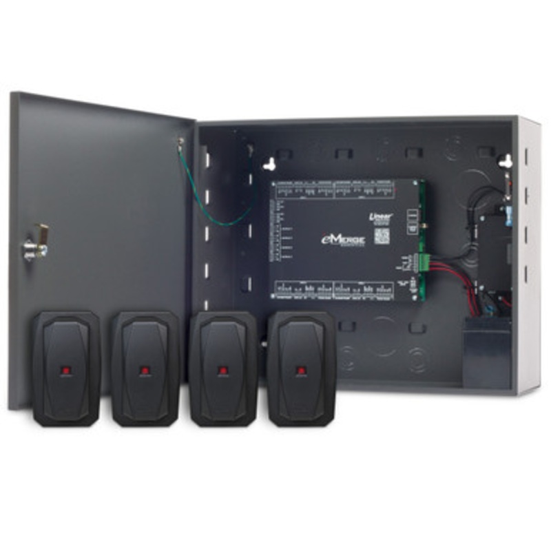 IEI Linear Corp EL36-4MB Essential Plus 4 Door System w/ 4 Reader Bundle