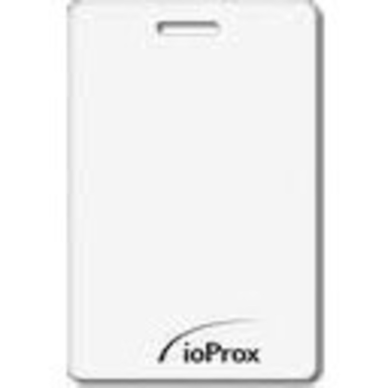 KANTECH P20DYE ioProx card, 100 Pack XSF/ 26-bit Wiegand, thin credit card size, glossy front/ back for dye-sub printing