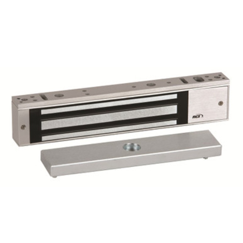 Rutherford Controls RCI 8371-DSS/SCS Surface MiniMag Electromagnetic Lock w/ Door Status Sensor/Security Condition Sensor & LED