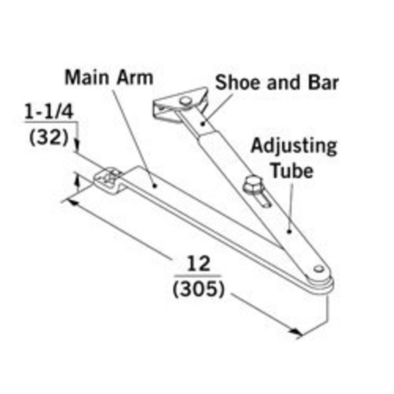 Dorma MOD-AF86P Parallel Flat Form Arm Complete