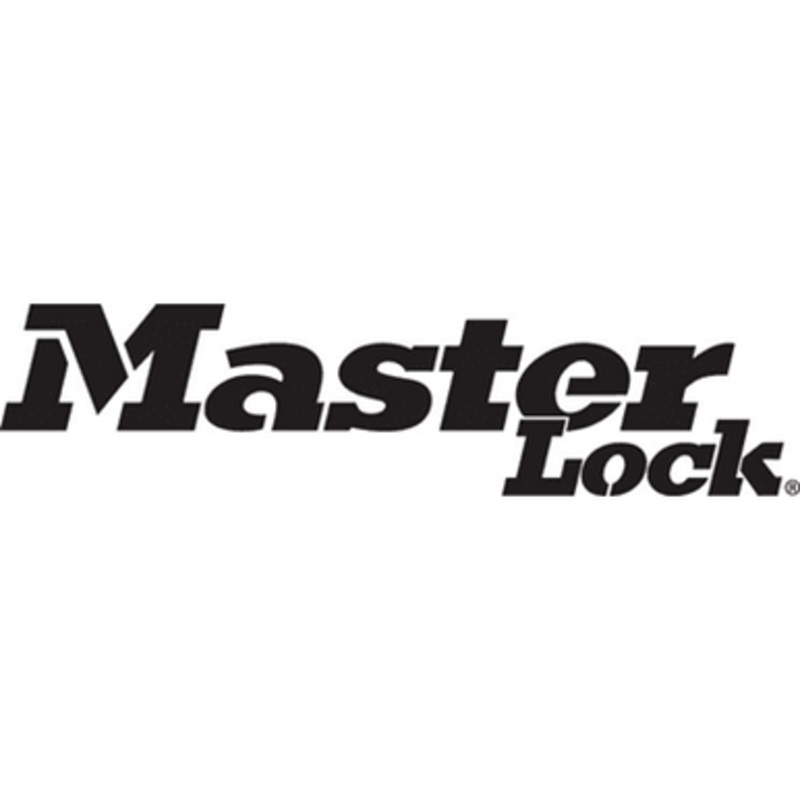 6835RED  Master Lock Company Padlock 1-1/2 In. Wide Aluminum Body, 1 In. Tall 1/4 In. Diameter Hardened Boron Alloy Shackle, 5 Pin Cylinder,