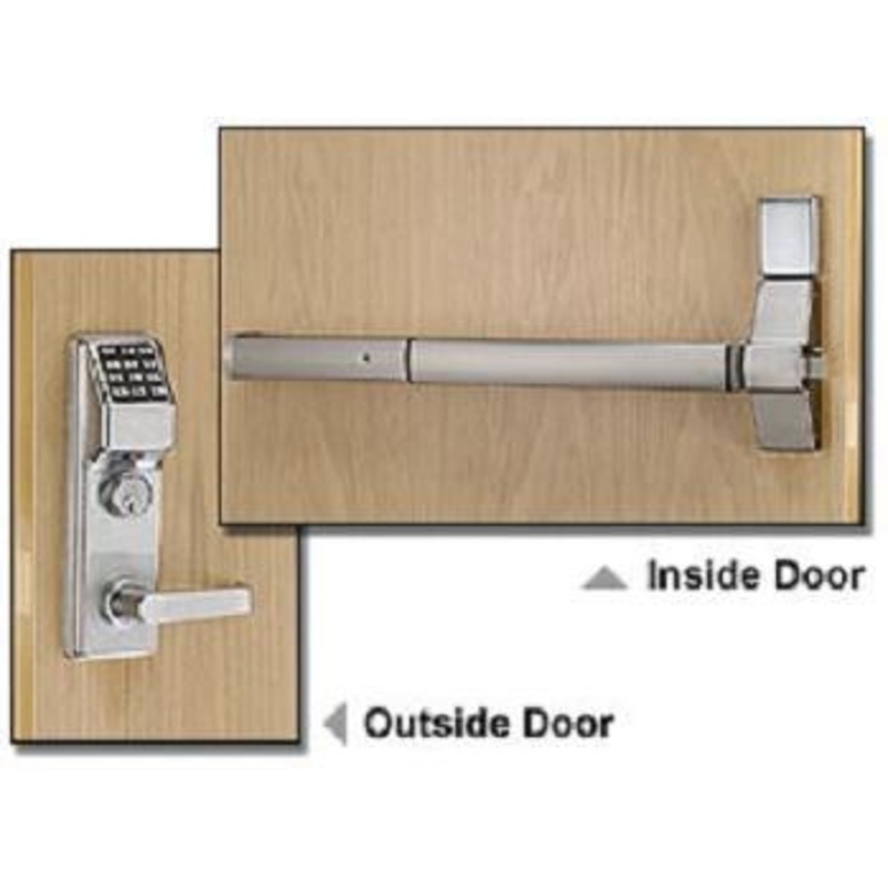 Alarm Lock TRILOGY Exit/Panic Device PDLS1G/26DV99 fits Von Duprin 99 (Pin Code + Proximity Access)