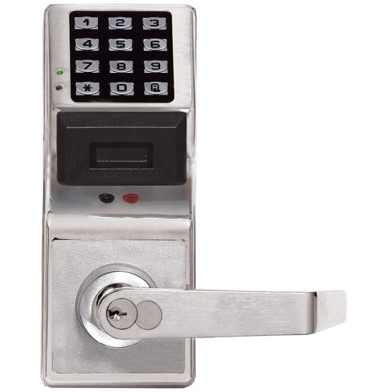 Alarm Lock Trilogy PDL3000 Trilogy Proximity/Keypad Lock with Audit Trail with Standard Cylinder