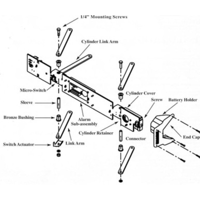 Arm-A-Dor A103-003 Alarm Sub-Assembly