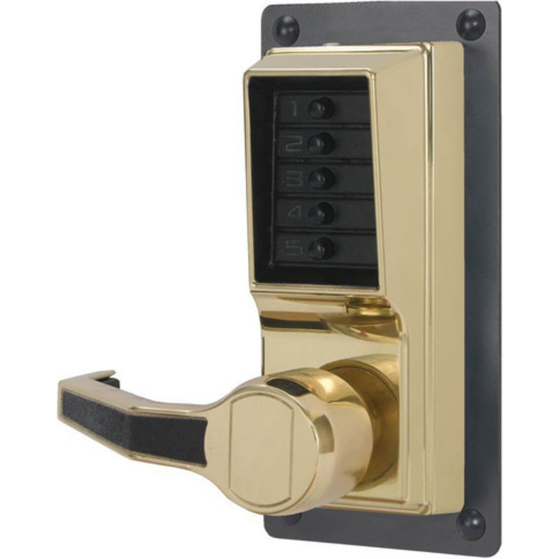 Simplex LLP1010-03-41 Exit Trim Lever in Bright Brass