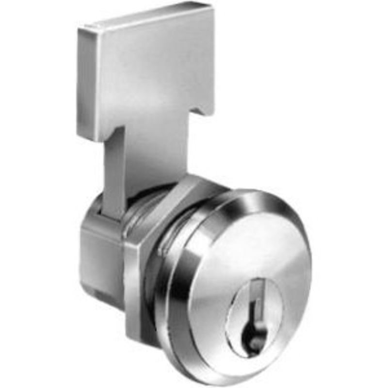 CompX National C8137-26D Pin Tumbler Drawer Lock in satin chrome