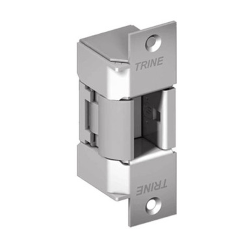 EN400-24AC-LH-US4 Trine EN Series Outdoor Electric Strikes Solution in Satin Brass