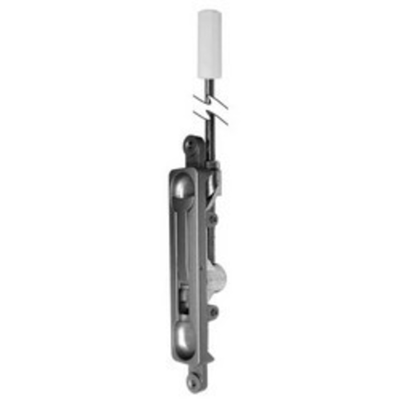 General Lock Storefront Flush Bolt for Aluminum Storefront Door, 1/8Offset, Duronadic Finish