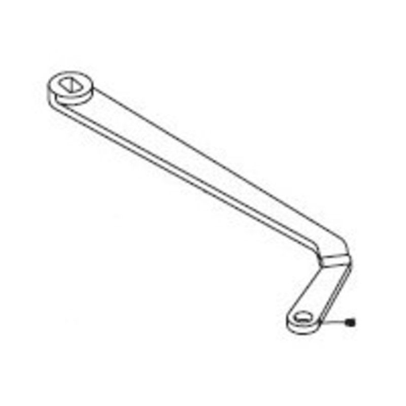 LCN 4310ME-3077DE-LH-AL Replacement Double Egress Arm Left Hand