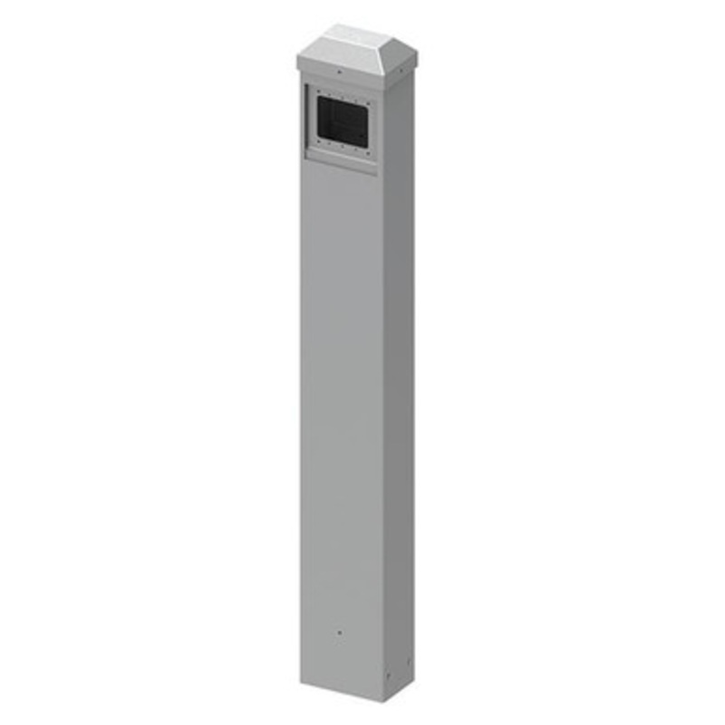 LCN 8310-866-AL Post Bollard Accommodates Bollard Actuator 42 x 4 x 6
