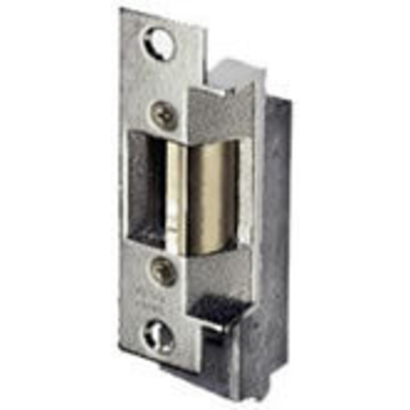Trine 012C-24DC Electric Strike for Cylindrical Lock in Satin Chrome