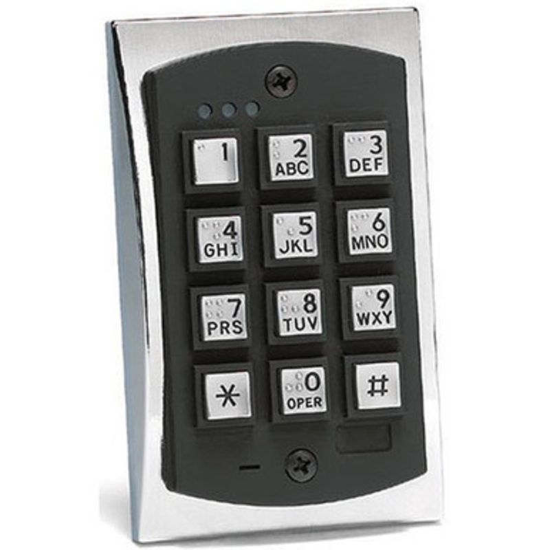 IEI Linear Corp IEI 2000eM Style Flush Mount Durable Metal Keypad (0-294022)