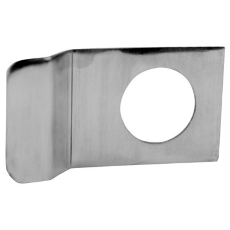Don Jo 1874-630 Cylinder Pull Plate 2 by 3-3/4 5/8 Projection with 1-1/4 Cylinder Hole Fasteners Are 4 Each No 8 by 3/4 SMS Satin Stainless Steel Finish