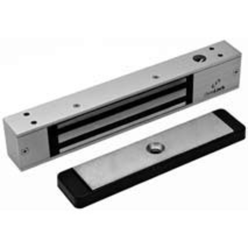 DynaLock DynaLock 2511-DSM-DYN Mini-Mag Single Outswinging Door Electromagnetic Lock w/ DSM Switch & DYN Sensor