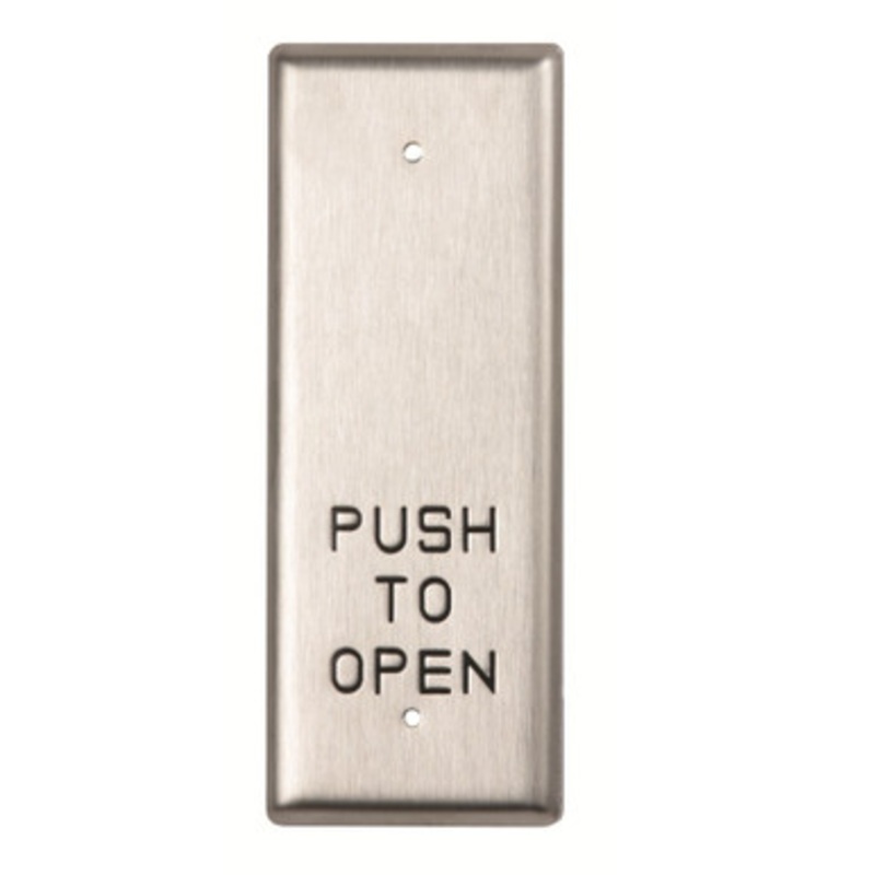 Dormakaba RCI 941P Momentary Mullion Pushplate Push to Open