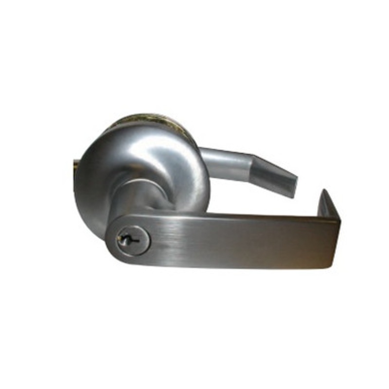 General Locks L100 Series Grade 1 Double Cylinder Clutched Rigid Leversets – L195R – Classroom – Brushed Chrome