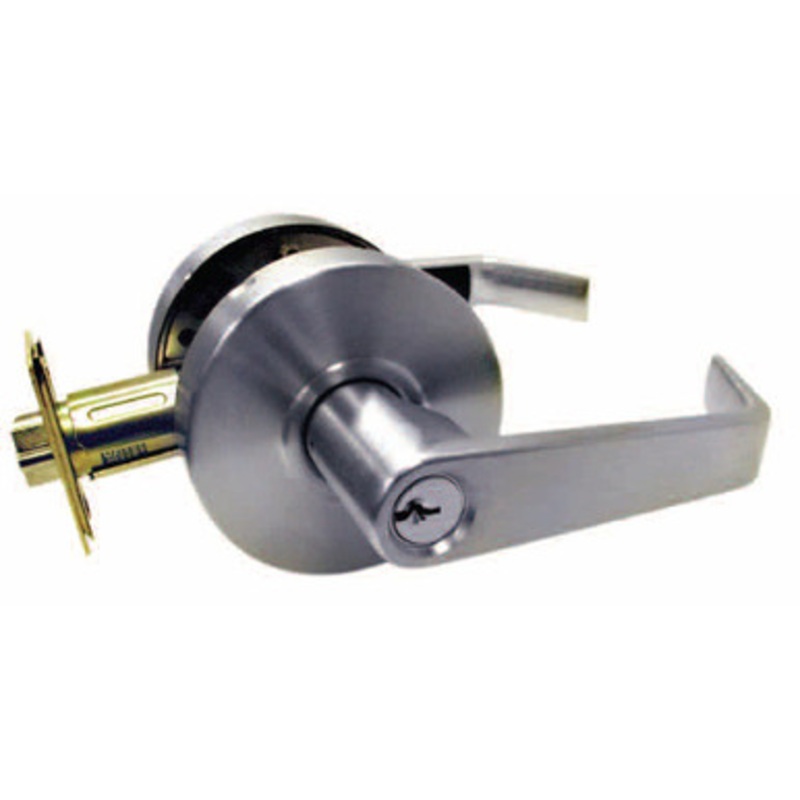 General Locks L2 Series Clutched SFIC S Levers – L210S – Passage – Less Latch – Dark Bronze