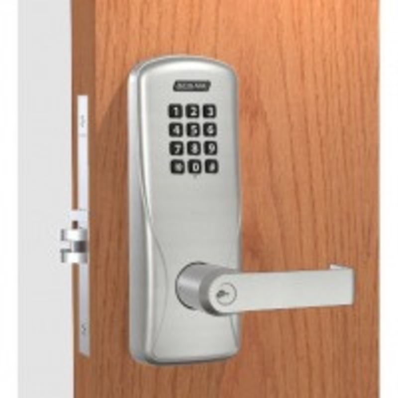 Schlage CO200 Series CO-200-MS70-KP Keyless Mortise Lock W/ Auditing. Keypad/PC Managed (Classroom/storeroom Function)