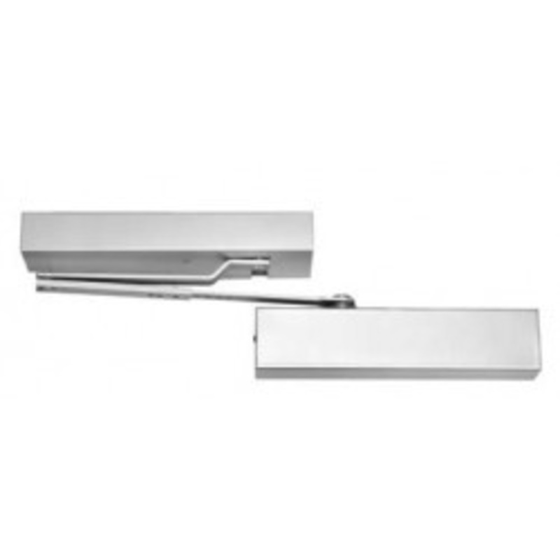 Rixson 0601-24VAC/DC-689 SMOK-CHEK V Non-Detectored Push Side Mounting Electrified Door Closer/Holder
