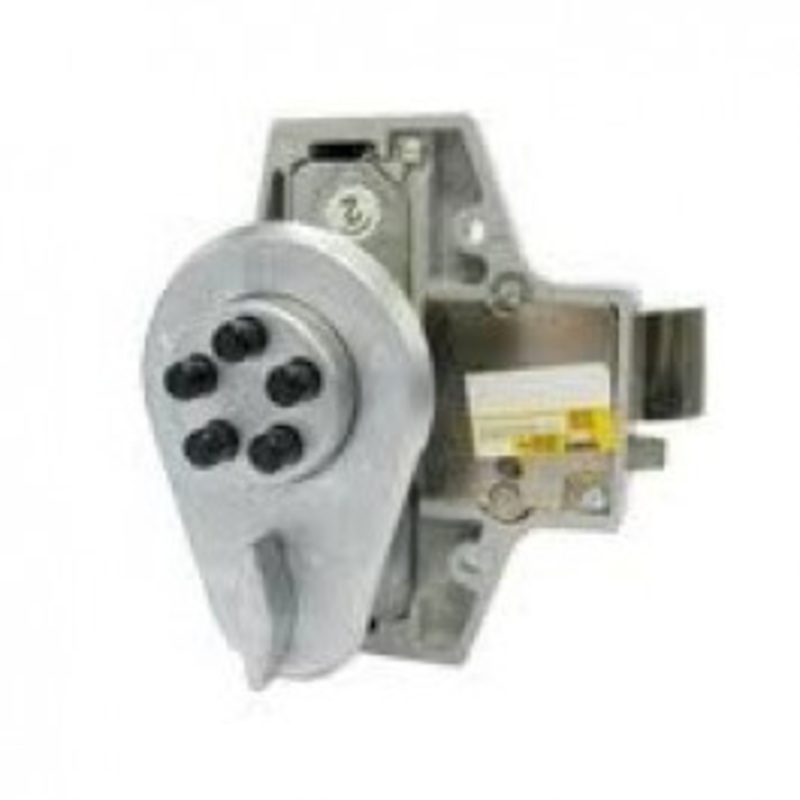 Simplex 9020000-04-41 Auxiliary Lock with Thumbturn 1 inch Deadbolt in Satin Brass Powder Paint