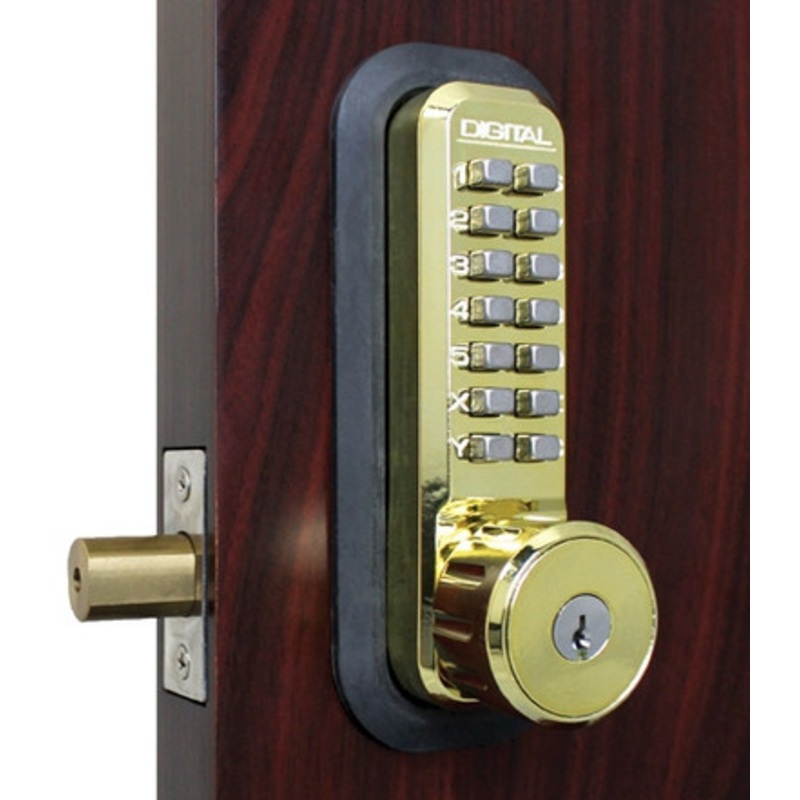 Lockey 2210KO Mechanical Keyless Combination Deadbolt Lock with Key Override