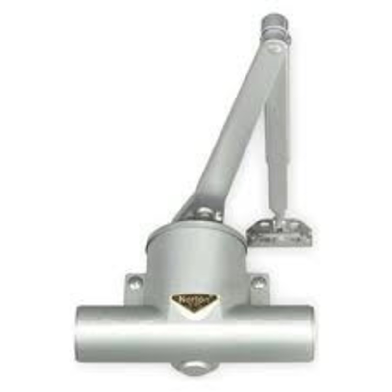 Norton 78B/D-PA 689 LH Left Hand Parallel Arm Door Closer, Adjustable Size 2-4, Field Reversible, Aluminum Painted