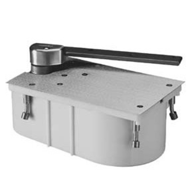 Rixson PH27105S-LAP-RH Selective Hold Open 105 Heavy Duty Floor Door Closer Right Hand (Body Only)