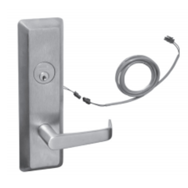Corbin Russwin N9905ET 626 LHR Fail Secure Lever Trim, Newport Lever, w/Escutcheon, Left Hand Reverse