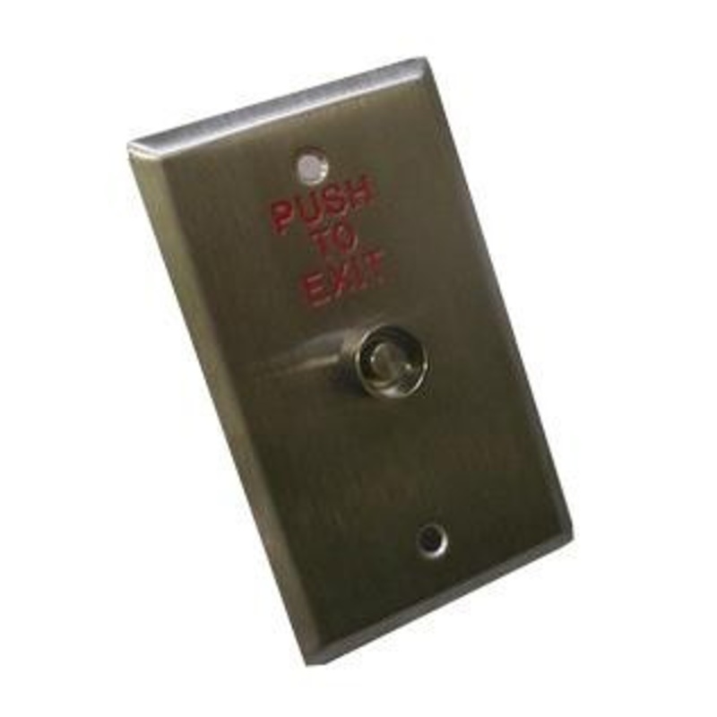 Dortronics 5221-P23DAxE3 Pneumatic Time Delay Push Button Single Gang Plate (Emergency Release)
