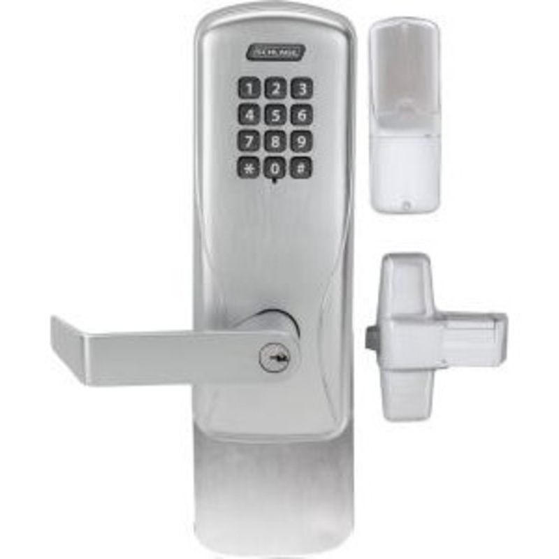 Schlage CO200993R70KPRHOJD Offline Exit Trim Rim/Concealed Vertical Rod Keypad Electronic Lock For FSIC (Less Core)