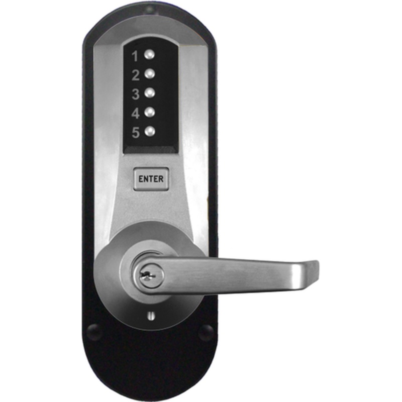 Dormakaba Simplex 5010XS Pushbutton Lock used with exit device Standard Schlage C Key override included
