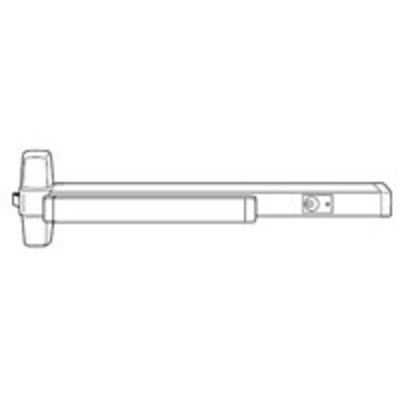 Von Duprin CX99EO-3-US4 Exit Only Chexit Controlled Rim Exit Device 3′ Door