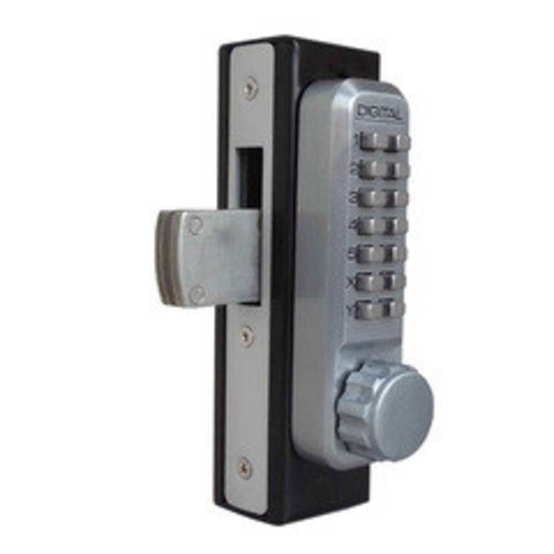 LOCKEY 2900DC Double Combination Mechanical NARROW Storefront STYLE Keyless Door Lock – Deadbolt – DOUBLE SIDED