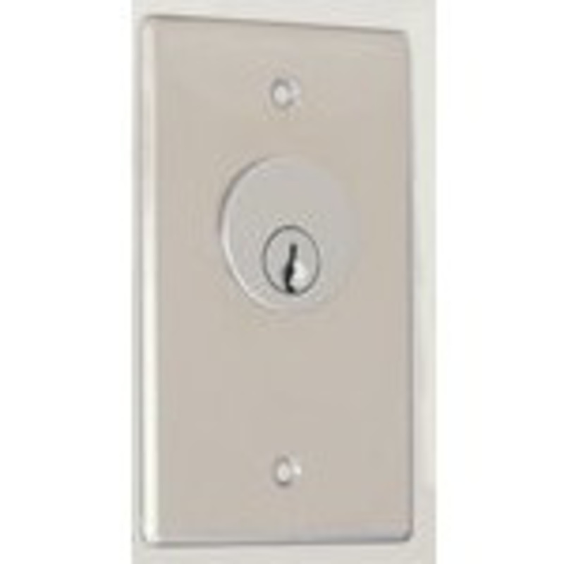 Camden CM-1220 Momentary Stainless Steel Mortise Key Switch