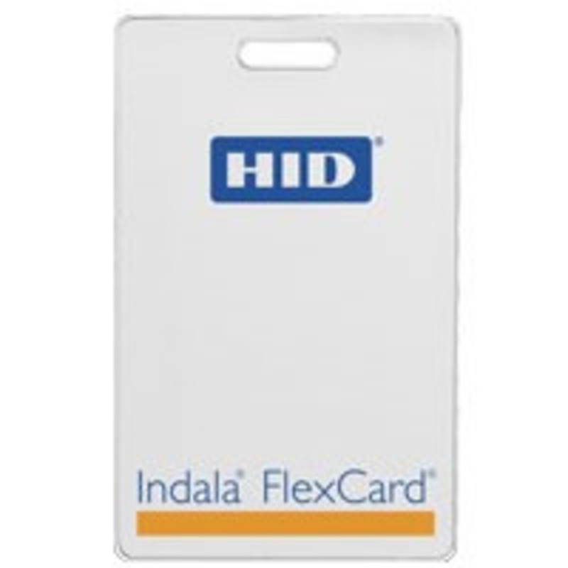 HID Global ASSA ABLOY HID FPCRD-SSSMW-0000 Indala FlexCard Proximity Clamshell Card (100 Pack)