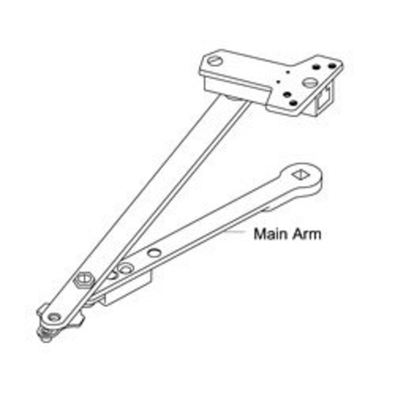 Norton 6100-3 690 Unitrol Arm Assembly, Hold Open, 33 to 41 Door Widths, 1600, 7500, 8000 Series, Dark Bronze