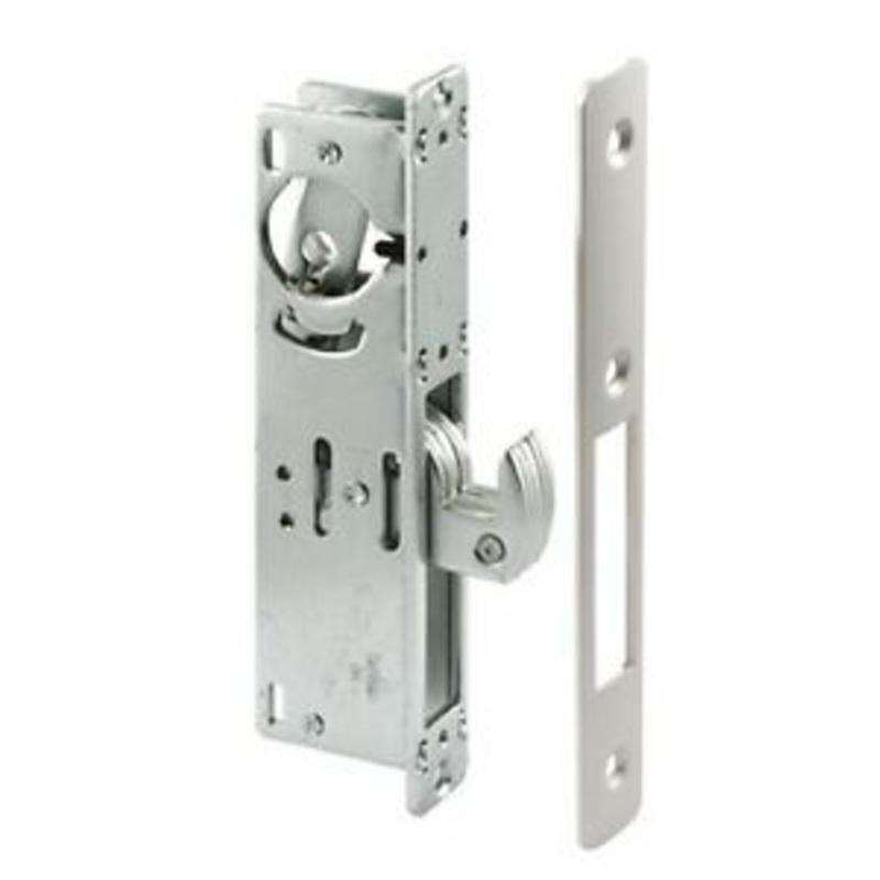 General Lock MS Hookbolt Lock, 1-1/8 Backset, Complete with Flat and Radius Faceplates in Aluminum and Duronodic Finishes