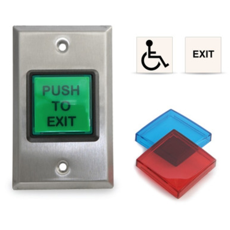 Rutherford Controls RCI 972iESMO Momentary Incandescent Bulb 2 All-in-One Push Button
