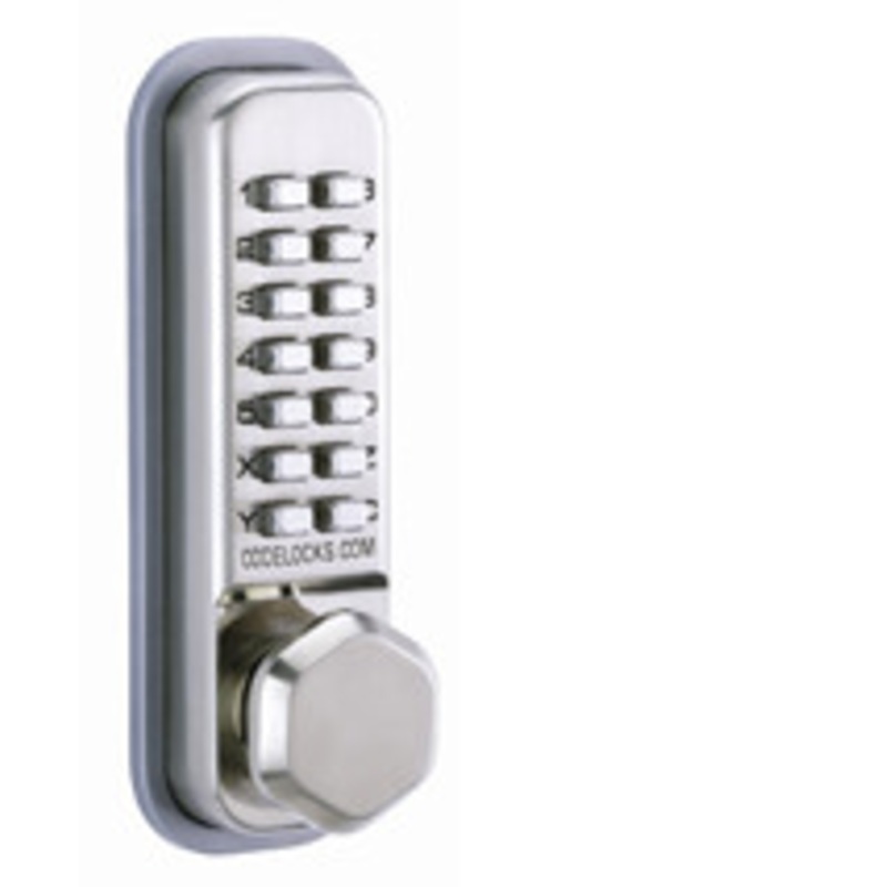 Codelock CL255 Tubular Deadlatch Lock with hold open option.