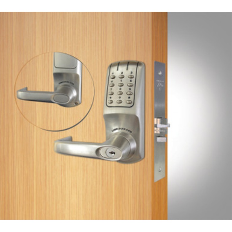 Codelock CL5250IC CL5000 Series Heavy Duty electronic keyless lock Mortise with Interchangeable core (less core)