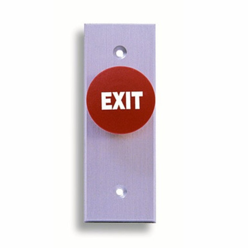 Rutherford Controls RCI 918N-MO Narrow Momentary Tamper Resistant Exit Button