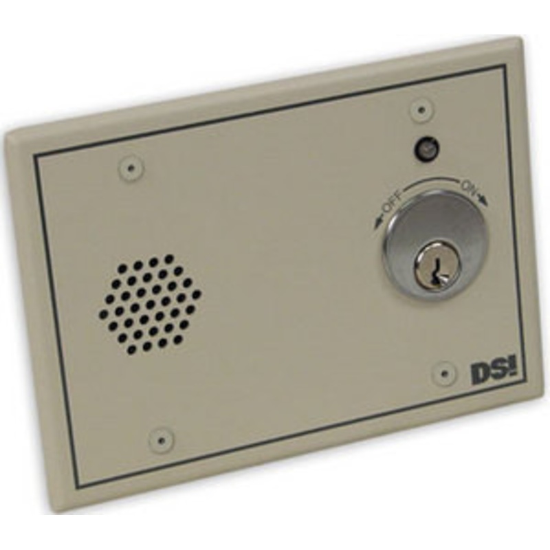 Detex EAX-4200SK Surface Mount AC/DC Exit Alarm Door Prop Alarm Kit, Back Box, Surface Magnetic Switch Contacts and 24VAC Transformer and Rim Cylinder Included