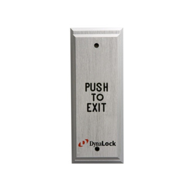 DynaLock 6800 Heavy Duty Vandal Resistant Pushplate Narrow