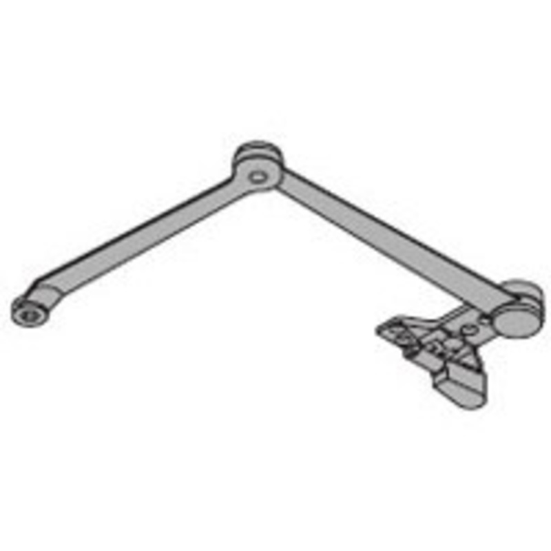 LCN 4040XP-3077SCNS 689 Spring Cush Arm, Solid Forged Steel Main Arm and Forearm with Spring Loaded Stop in the Soffit Shoe, Aluminum