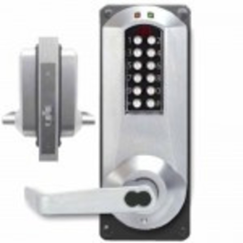Dormakaba E-Plex 5000 Series Model E5066 Mortise No Deadbolt, Interchangeable Core (less core)